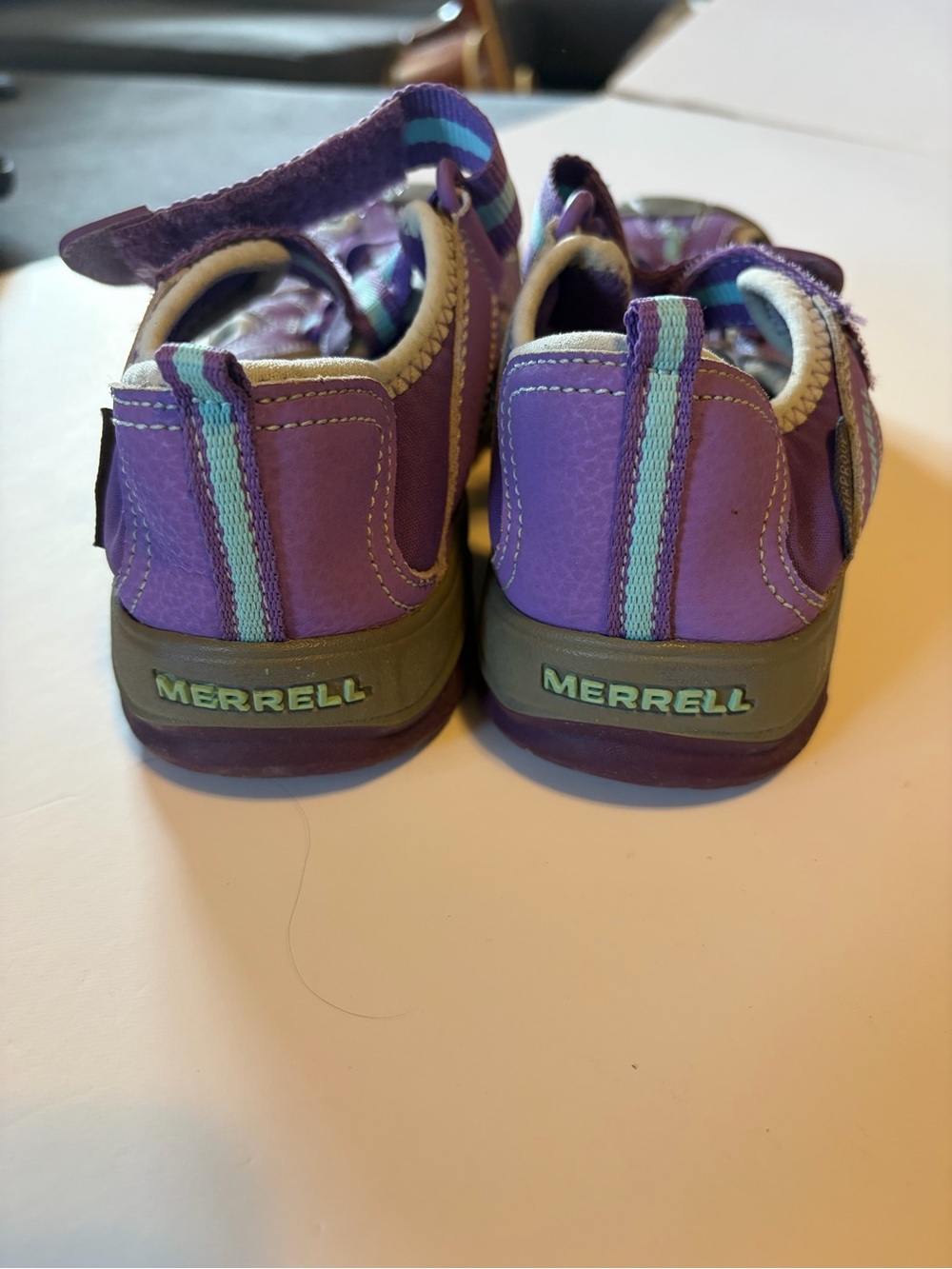 Merrell Hydro Hiker Sandals Water Shoes sandals Purple Size 5 kids girls hiking - Picture 6 of 6